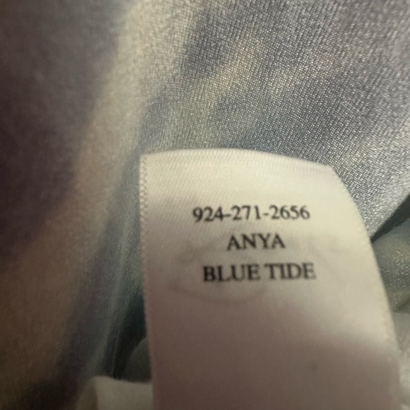 Rails Anya Skirt In Blue Tide Size XL Maxi Satin Crepe High Rise Pull On - Picture 5 of 7